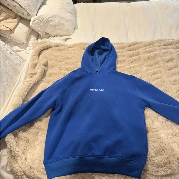 White Fox Boutique Blue Hoodie - Picture 2 of 6